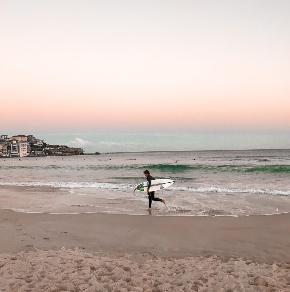 bondi beach surfer, a great place to live when moving to australia