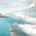 Beach coastline flying near Sydney, NSW, Australia