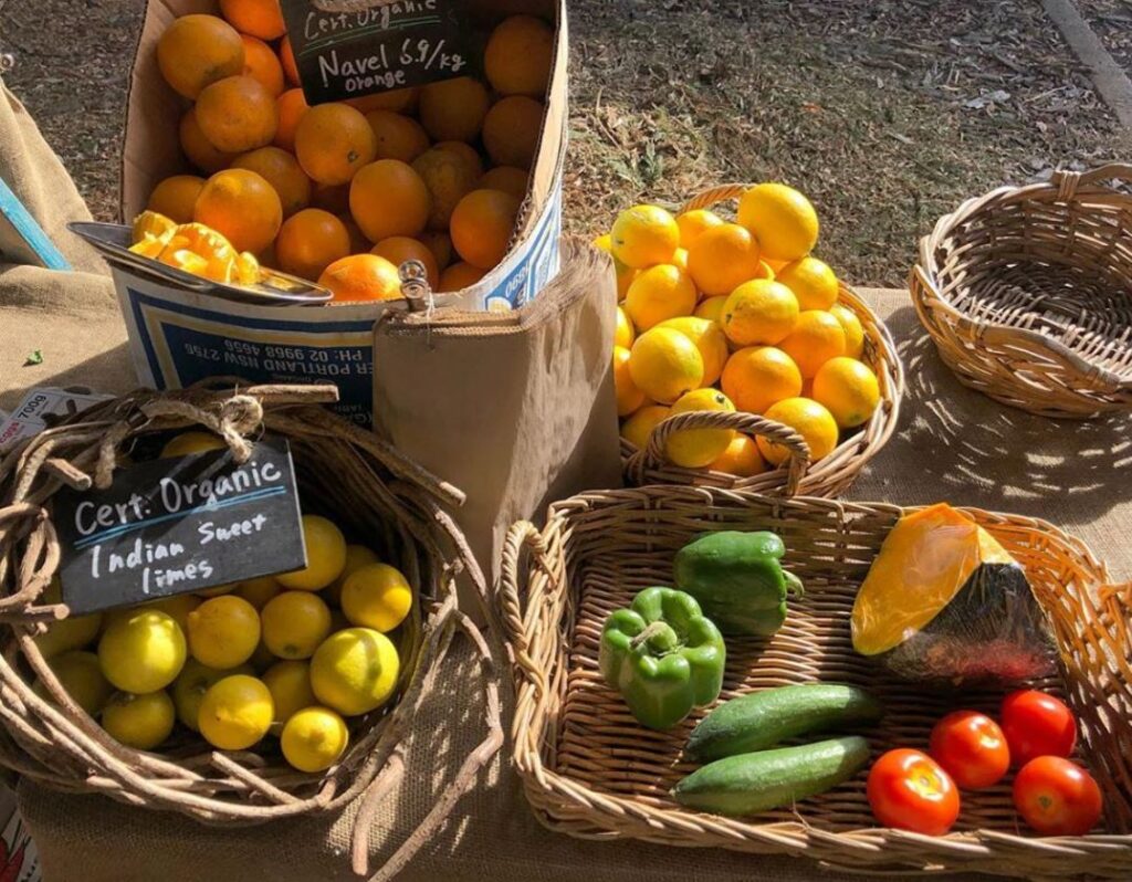 organic produce Marrickville farmers markets in sydney