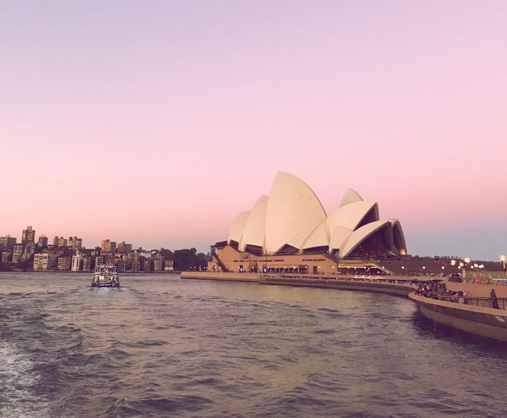 Sydney Opera House sunset