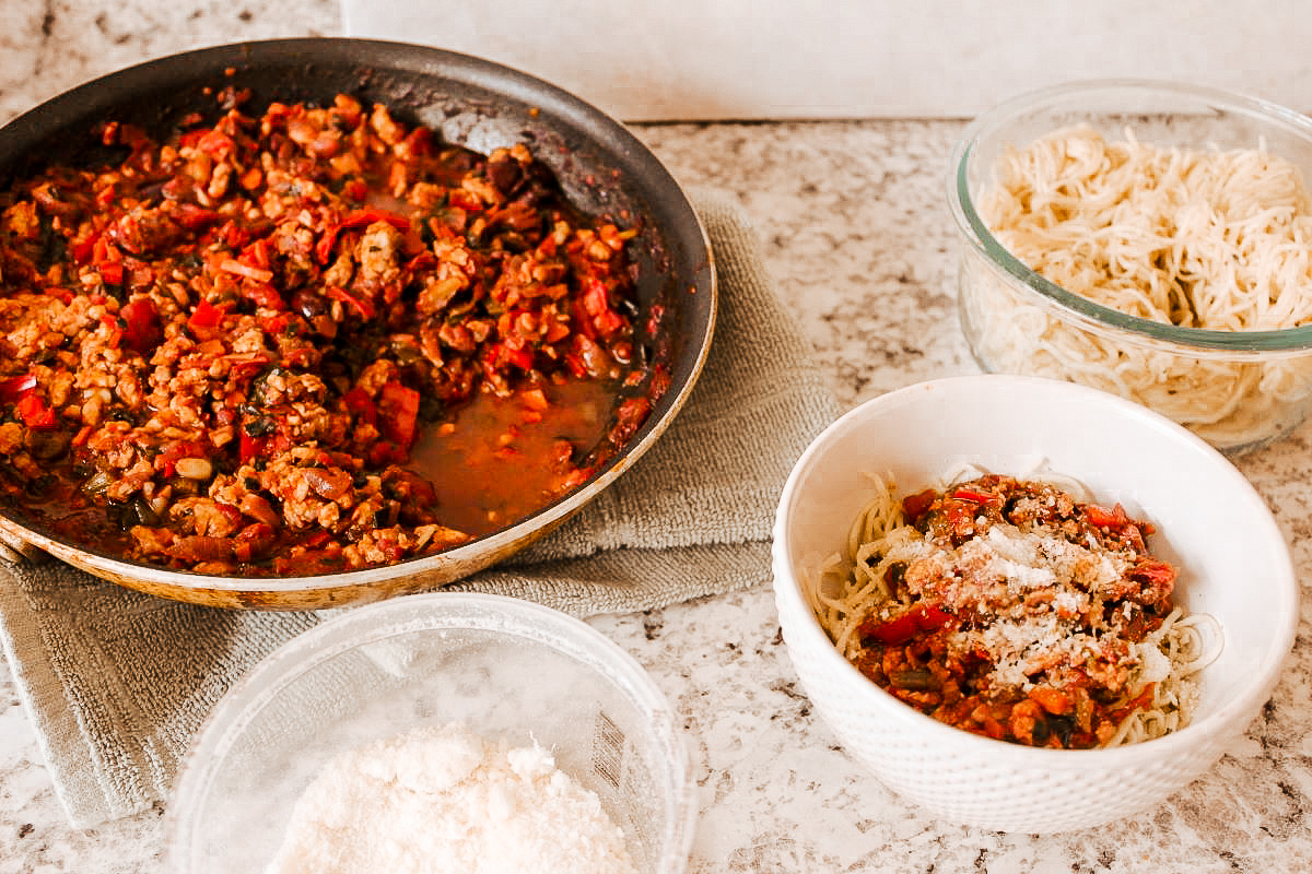 Hearty Homemade Bolognese Wine-Infused Sauce - Palmside